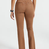 Classic DPYP™ Dress Pant Yoga Pant | Bootcut (Camel Mini Houndstooth)