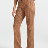 Classic DPYP™ Dress Pant Yoga Pant | Bootcut (Camel Mini Houndstooth)