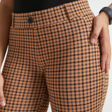 Classic DPYP™ Dress Pant Yoga Pant | Bootcut (Camel Mini Houndstooth)