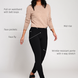 Classic DPYP™ Dress Pant Yoga Pant | Skinny (Black)