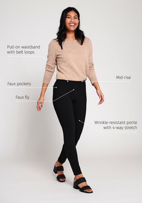 Classic DPYP™ Dress Pant Yoga Pant | Skinny (Black)
