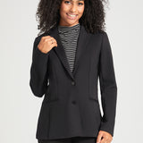 Classic Blazer | Stretch Ponte (Black)