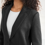 PRESALE ⏰ Classic Blazer | Stretch Ponte (Charcoal)
