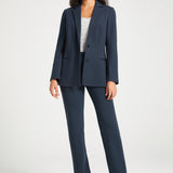 Classic Blazer | Stretch Ponte (Navy)