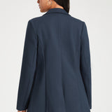 Classic Blazer | Stretch Ponte (Navy)