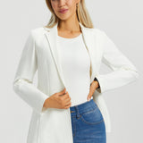 Classic Blazer | Stretch Ponte (Star White)