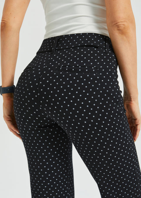 PRESALE ⏰ 7-Pocket DPYP™ Dress Pant Yoga Pant | Straight (Black White Star)