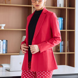 7-Pocket DPYP™ Dress Pant Yoga Pant | Straight (Red White Dot)