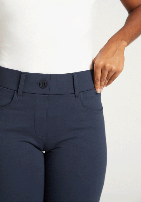 7-Pocket DPYP™ Dress Pant Yoga Pant | Straight (Navy)