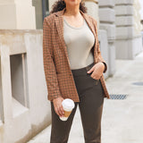 PRESALE ⏰ 7-Pocket DPYP™ Dress Pant Yoga Pants | Straight (Heather Brown)