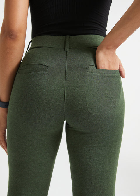 PRESALE ⏰ 7-Pocket DPYP™ Dress Pant Yoga Pants | Straight (Heather Olive)