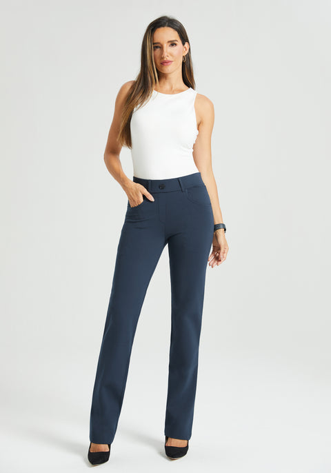 7-Pocket DPYP™ Dress Pant Yoga Pant | Straight (Navy)