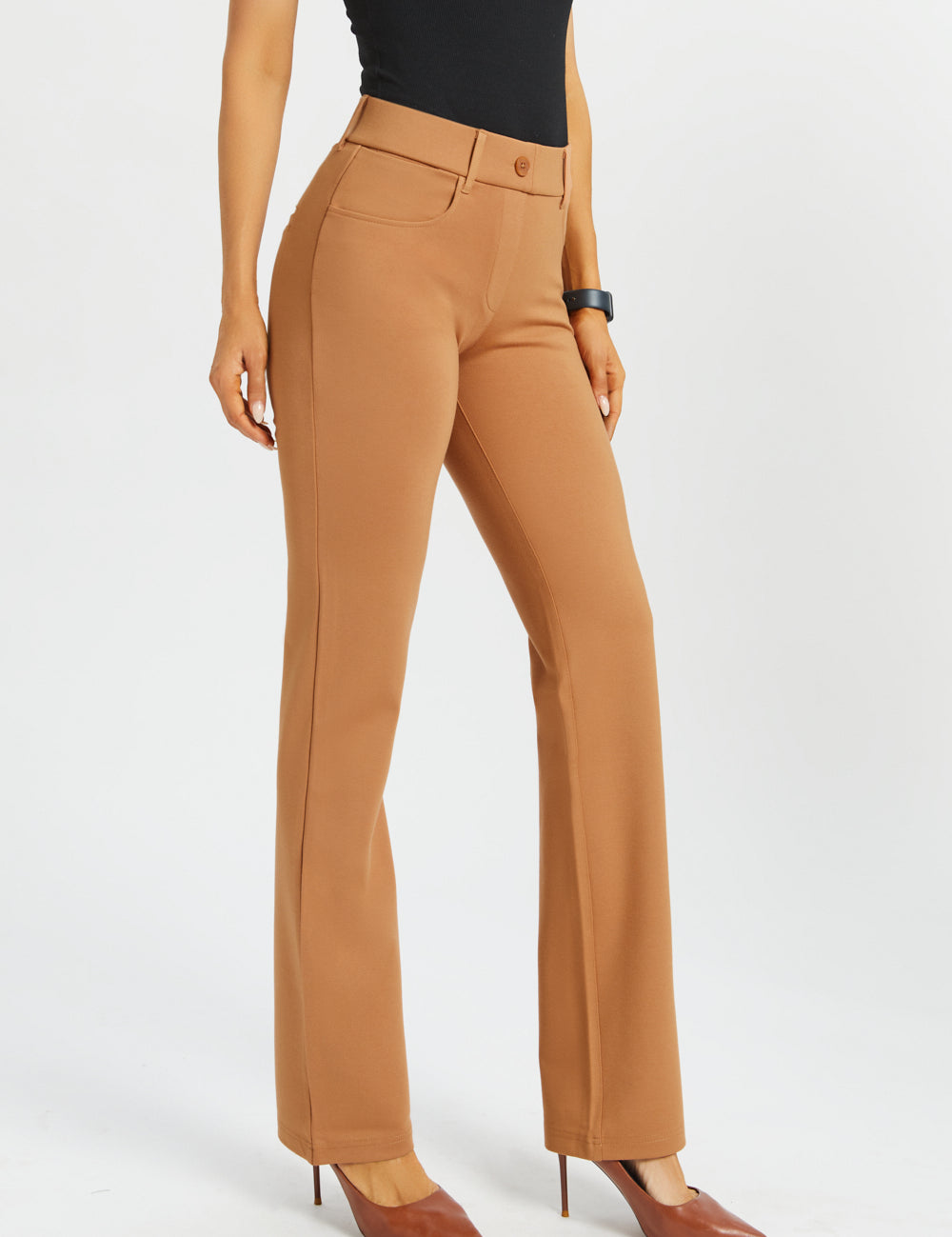 7-Pocket DPYP™ Dress Pant Yoga Pant | Straight (Sandalwood)