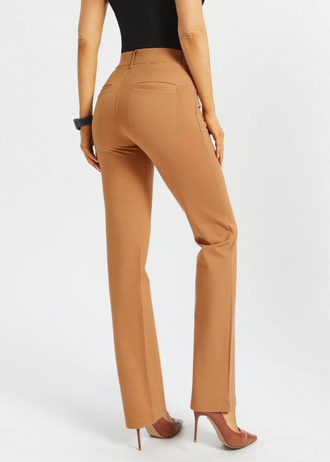 7-Pocket DPYP™ Dress Pant Yoga Pant | Straight (Sandalwood)