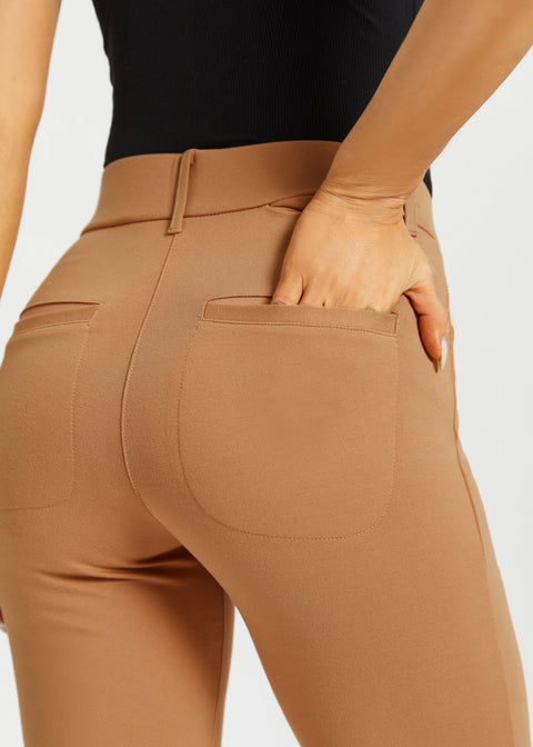 7-Pocket DPYP™ Dress Pant Yoga Pant | Straight (Sandalwood)