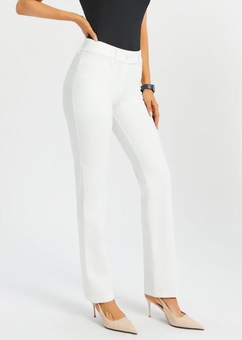 7-Pocket DPYP™ Dress Pant Yoga Pant | Straight (Star White)