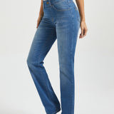 Signature Mid-Rise Denim | Straight (Alamo Wash)