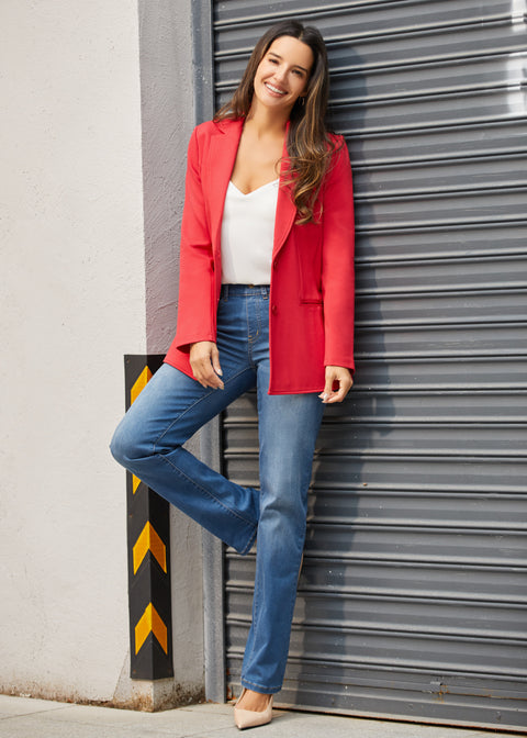 Signature Mid-Rise Denim | Straight (Alamo Wash)