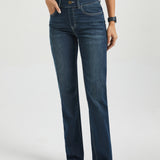 Signature Mid-Rise Denim | Straight (Roma Wash)