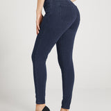 Skinny-Leg | 4-Pocket Betabrand Yoga Denim (Dark Indigo) - Final Sale