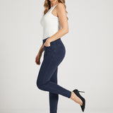 Skinny-Leg | 4-Pocket Betabrand Yoga Denim (Dark Indigo) - Final Sale