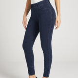Skinny-Leg | 4-Pocket Betabrand Yoga Denim (Dark Indigo) - Final Sale