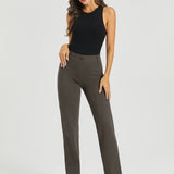 PRESALE ⏰ Two-Pocket DPYP™ Dress Pant Yoga Pants | Straight (Heather Brown)