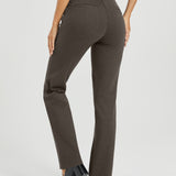 PRESALE ⏰ Two-Pocket DPYP™ Dress Pant Yoga Pants | Straight (Heather Brown)