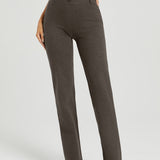 PRESALE ⏰ Two-Pocket DPYP™ Dress Pant Yoga Pants | Straight (Heather Brown)