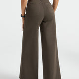 PRESALE ⏰ Two-Pocket DPYP™ Dress Pant Yoga Pants | Wide (Heather Brown)