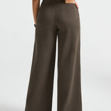 PRESALE ⏰ Two-Pocket DPYP™ Dress Pant Yoga Pants | Wide (Heather Brown)
