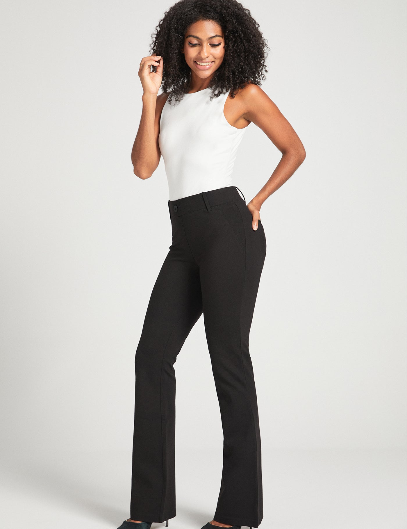 PRESALE ⏰ Two-Pocket DPYP™ Dress Pant Yoga Pant | Bootcut (Black)