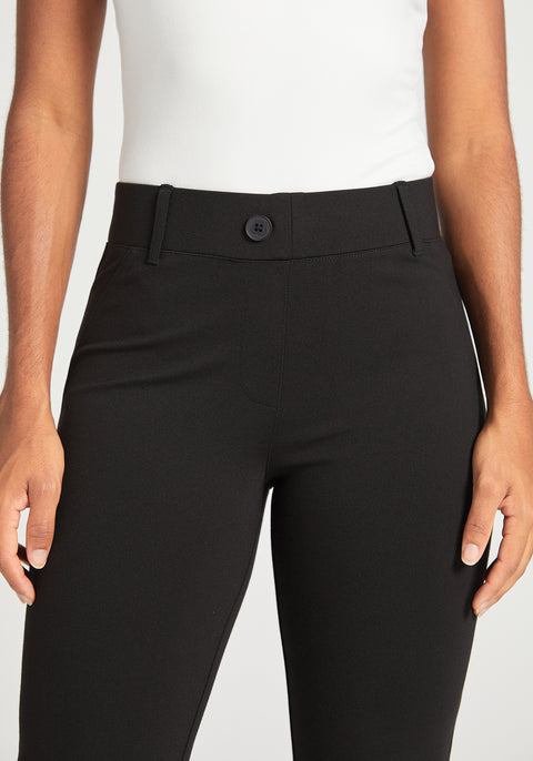 Two-Pocket DPYP™ Dress Pant Yoga Pant | Bootcut (Black)