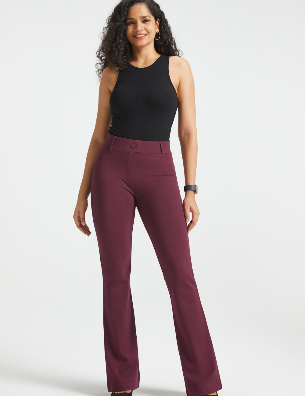PRESALE ⏰ Two-Pocket DPYP™ Dress Pant Yoga Pant | Bootcut (Burgundy)