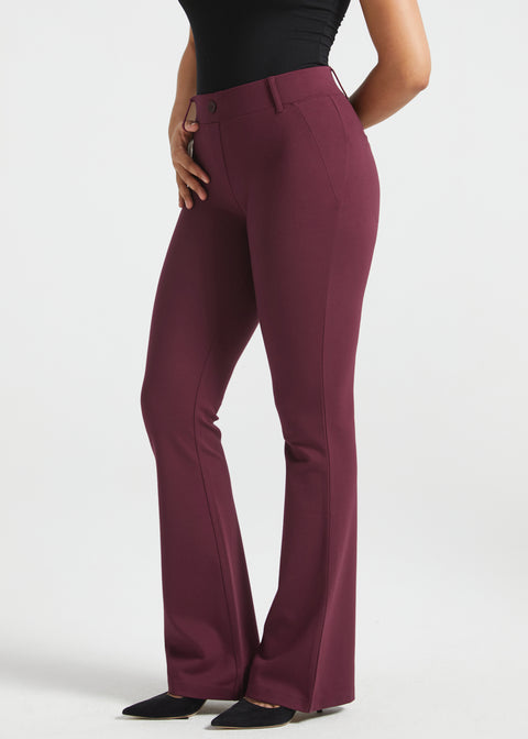 PRESALE ⏰ Two-Pocket DPYP™ Dress Pant Yoga Pant | Bootcut (Burgundy)
