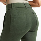 PRESALE ⏰ Two-Pocket DPYP™ Dress Pant Yoga Pants | Bootcut (Heather Olive)