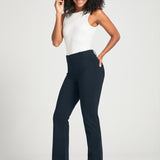Two-Pocket DPYP™ Dress Pant Yoga Pant | Bootcut (Navy)