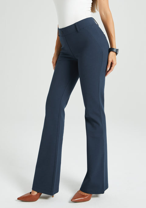 Two-Pocket DPYP™ Dress Pant Yoga Pant | Bootcut (Navy)