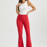 Two-Pocket DPYP™ Dress Pant Yoga Pant | Bootcut (Red)