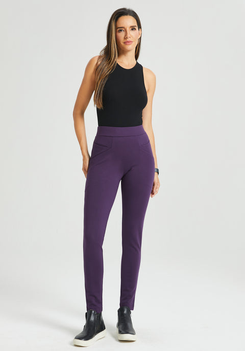 Journey DPYP™ Dress Pant Yoga Pant | Skinny (Aubergine) - Final Sale