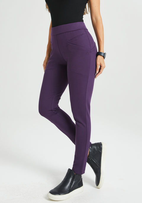 Journey DPYP™ Dress Pant Yoga Pant | Skinny (Aubergine) - Final Sale