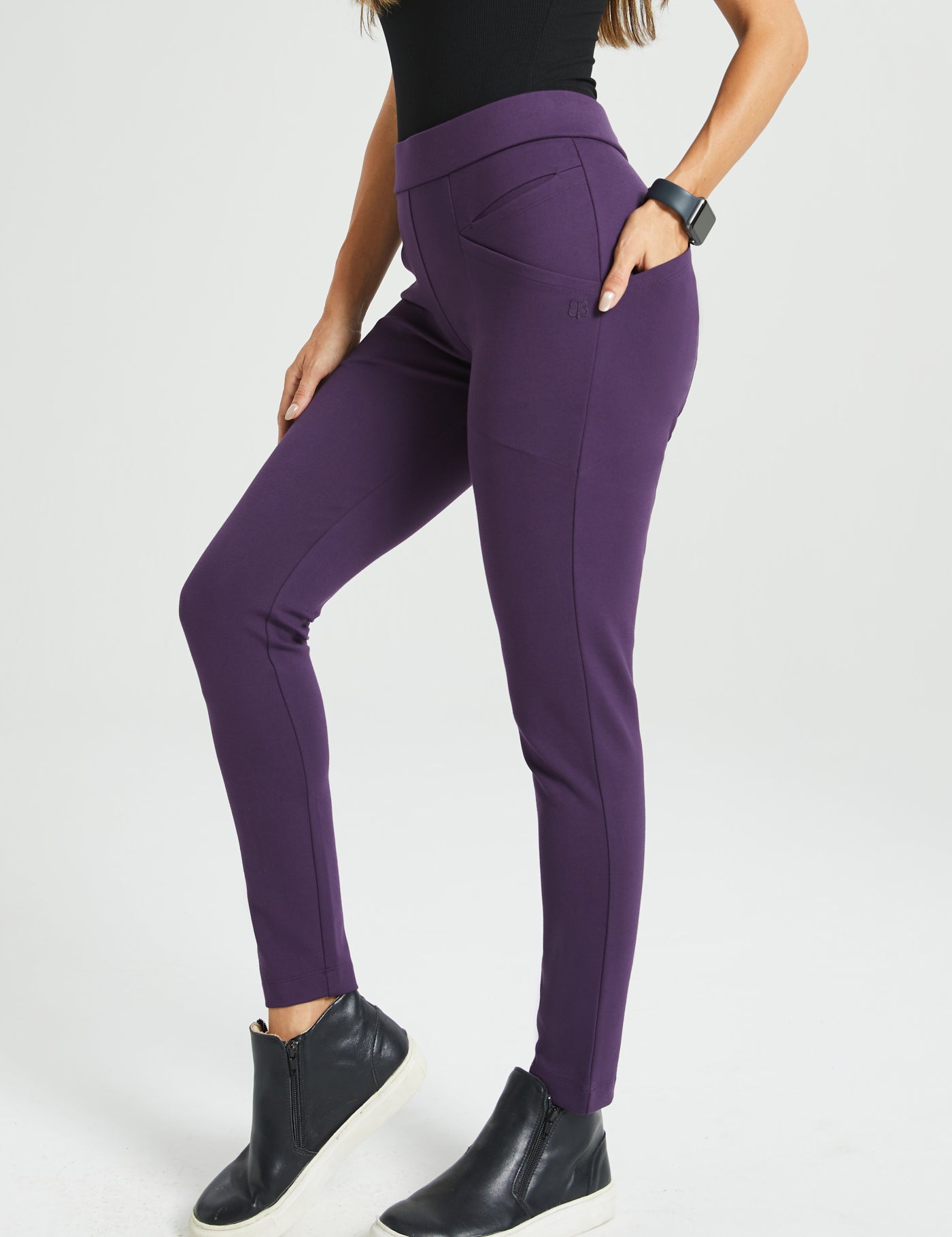 Journey DPYP™ Dress Pant Yoga Pant | Skinny (Aubergine) - Final Sale