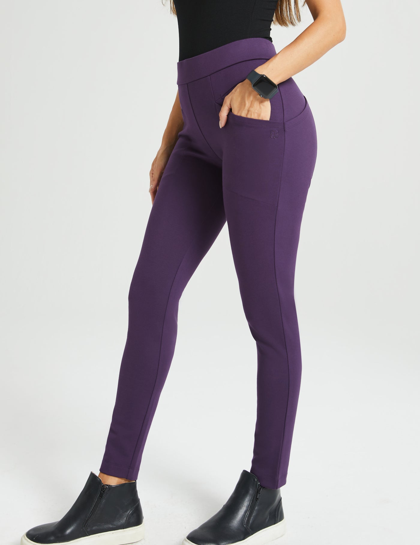 Journey DPYP™ Dress Pant Yoga Pant | Skinny (Aubergine) - Final Sale