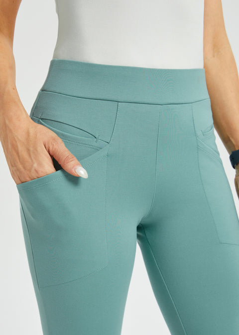 Journey DPYP™ Dress Pant Yoga Pant | Skinny (Steel Blue) - Final Sale