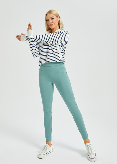 Journey DPYP™ Dress Pant Yoga Pant | Skinny (Steel Blue) - Final Sale