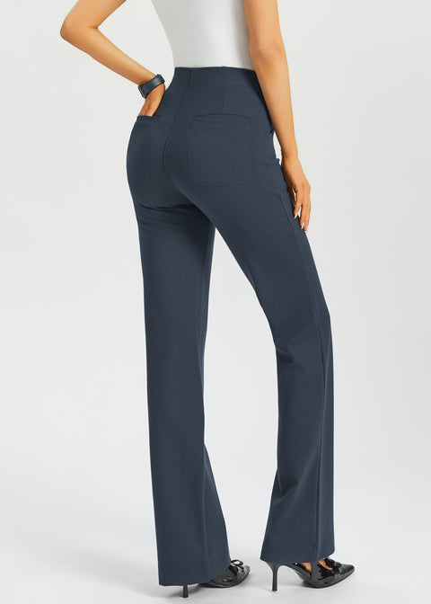 Atlantic DPYP™ Dress Pant Yoga Pants | Wide (Navy)