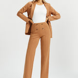 Atlantic DPYP™ Dress Pant Yoga Pants | Wide (Sandalwood)