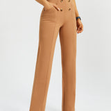 Atlantic DPYP™ Dress Pant Yoga Pants | Wide (Sandalwood)