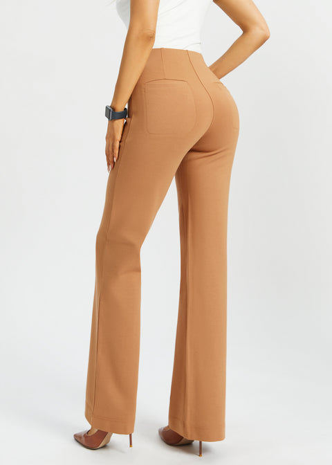 Atlantic DPYP™ Dress Pant Yoga Pants | Wide (Sandalwood)