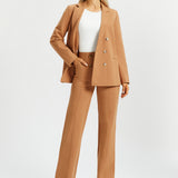 Atlantic DPYP™ Dress Pant Yoga Pants | Wide (Sandalwood)